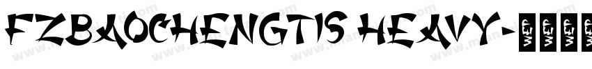 FZBaoChengTiS Heavy字体转换